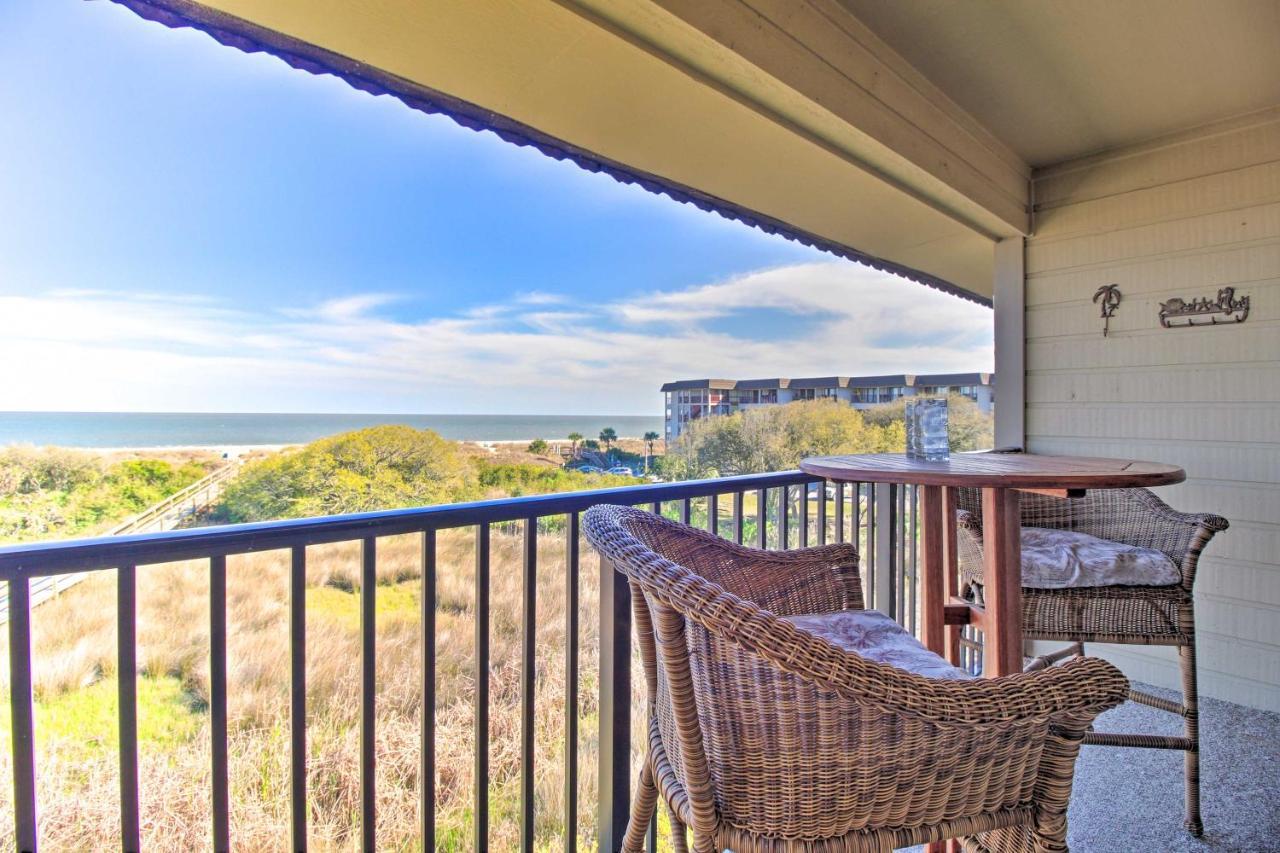 Oceanfront Condo With Beach View, Pool And Tennis! Île de Hilton-Head Extérieur photo